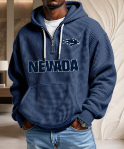 Sweat à capuche en maille gaufrée Nevada Wolf Pack