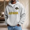 Sweat à capuche en maille gaufrée Iowa Hawkeyes
