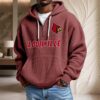 Sweat à capuche en maille gaufrée Louisville Cardinals