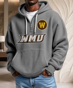 Sweat à capuche en maille gaufrée Western Michigan Broncos