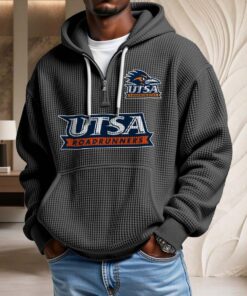 Sweat à capuche en maille gaufrée Utsa Roadrunners