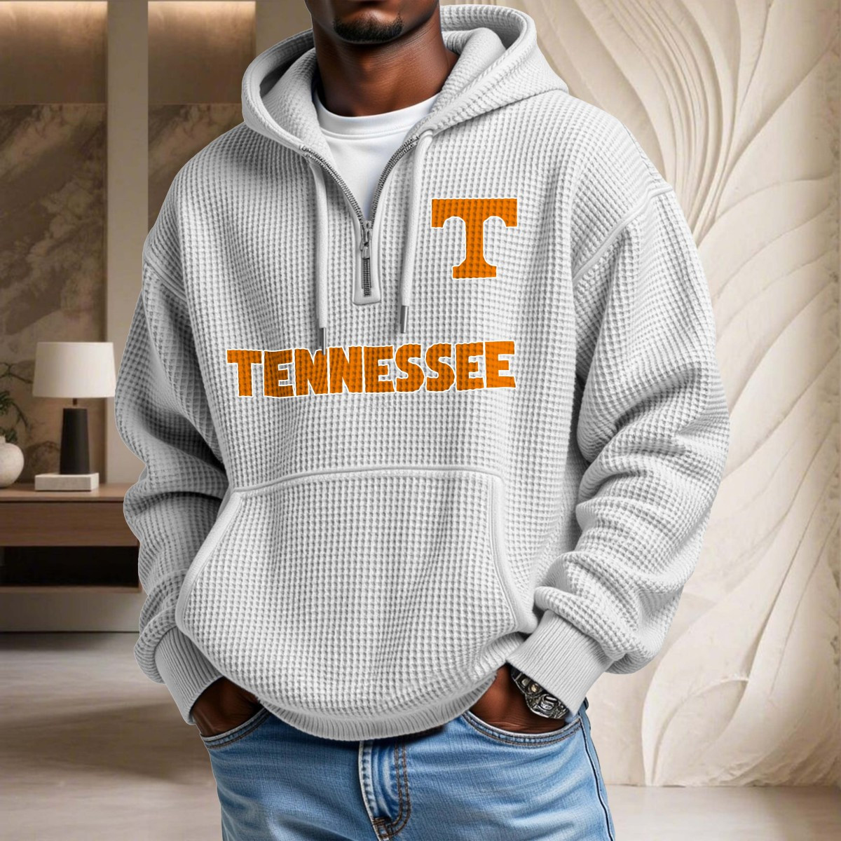 Sweat à capuche en maille gaufrée Tennessee Volunteers