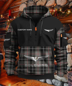 Sweat à capuche à demi-zip Honda Gold Wing