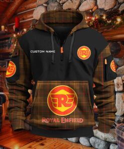 Sweat à capuche à demi-zip Royal Enfield