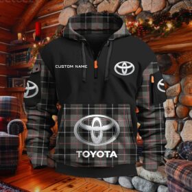 Sweat à capuche à demi-zip Toyota