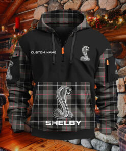 Sweat à capuche à demi-zip Ford Shelby