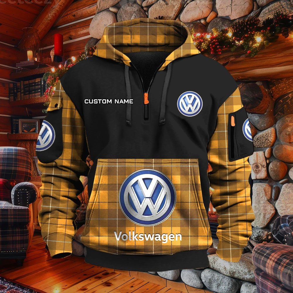 Sweat à capuche à demi-zip Volkswagen – Image 9