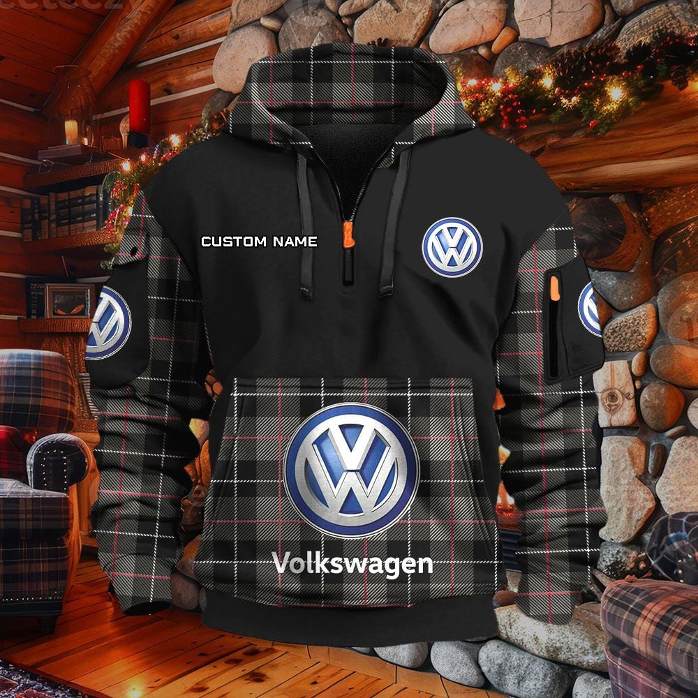 Sweat à capuche à demi-zip Volkswagen – Image 2
