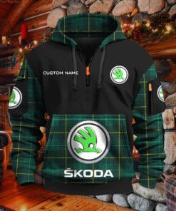 Sweat à capuche à demi-zip Skoda Auto