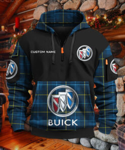 Sweat à capuche à demi-zip Buick