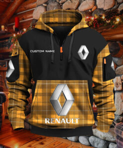 Sweat à capuche à demi-zip Renault