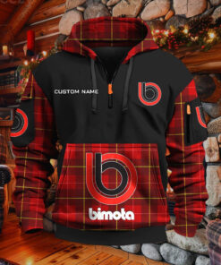 Sweat à capuche à demi-zip Bimota Motorcycles