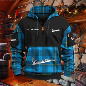 Sweat à capuche à demi-zip Vespa