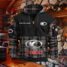 Sweat à capuche à demi-zip Kymco Motorcycles