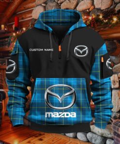 Sweat à capuche à demi-zip Mazda
