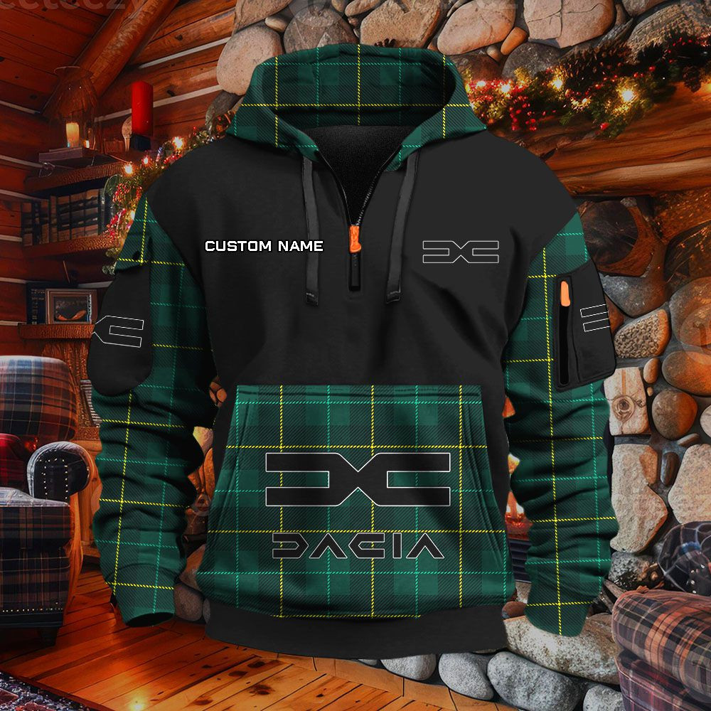 Sweat à capuche à demi-zip Dacia – Image 6