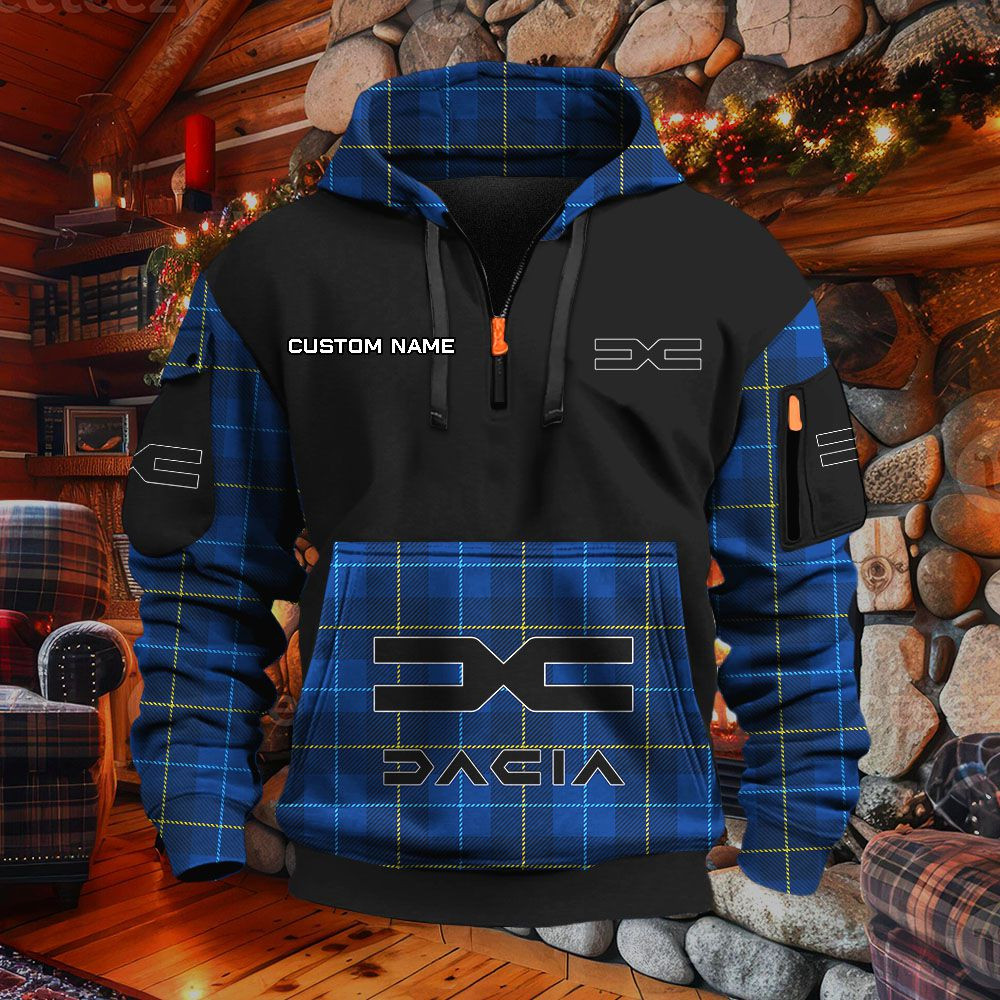 Sweat à capuche à demi-zip Dacia – Image 7