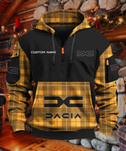 Sweat à capuche à demi-zip Dacia