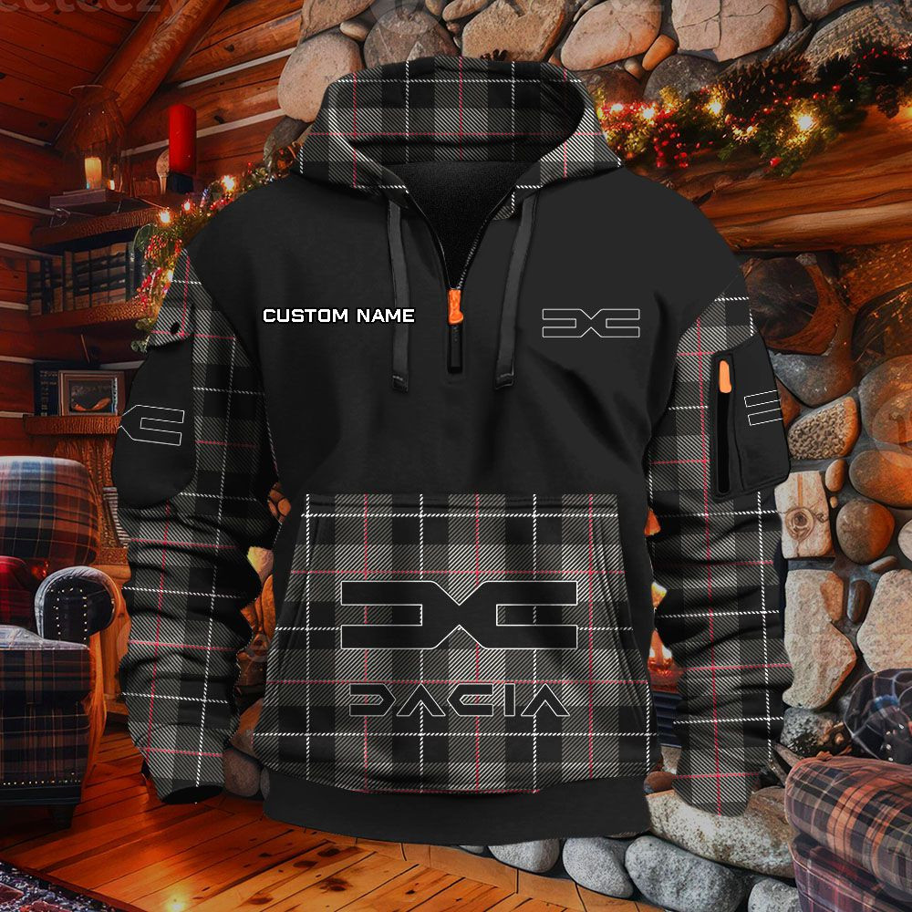 Sweat à capuche à demi-zip Dacia – Image 2