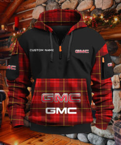 Sweat à capuche à demi-zip GMC Car