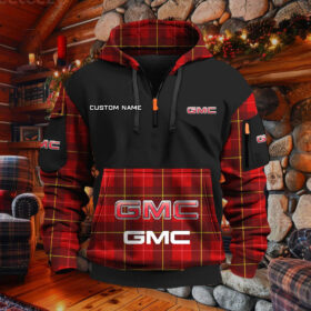 Sweat à capuche à demi-zip GMC Car