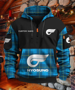 Sweat à capuche à demi-zip Hyosung Motorcyles