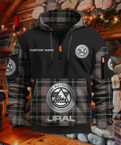 Sweat à capuche à demi-zip Ural Motorcycles