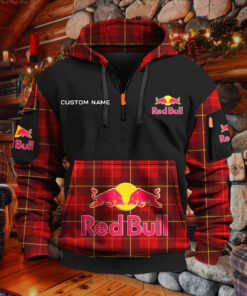 Sweat à capuche à demi-zip Red Bull