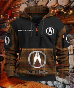 Sweat à capuche à demi-zip Acura