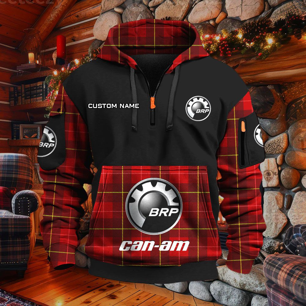 Sweat à capuche à demi-zip BRP Can-am – Image 3