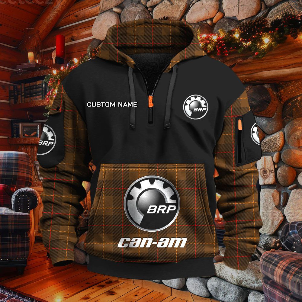 Sweat à capuche à demi-zip BRP Can-am – Image 4