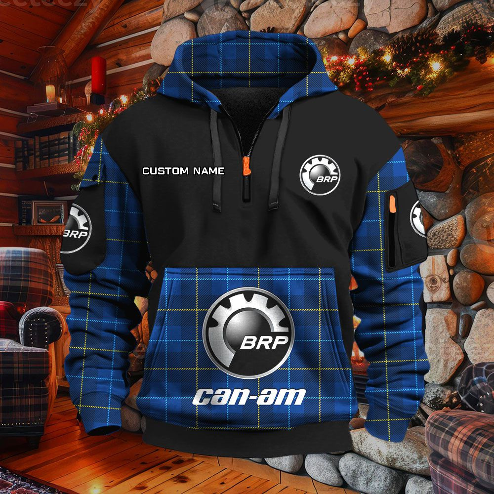 Sweat à capuche à demi-zip BRP Can-am – Image 6