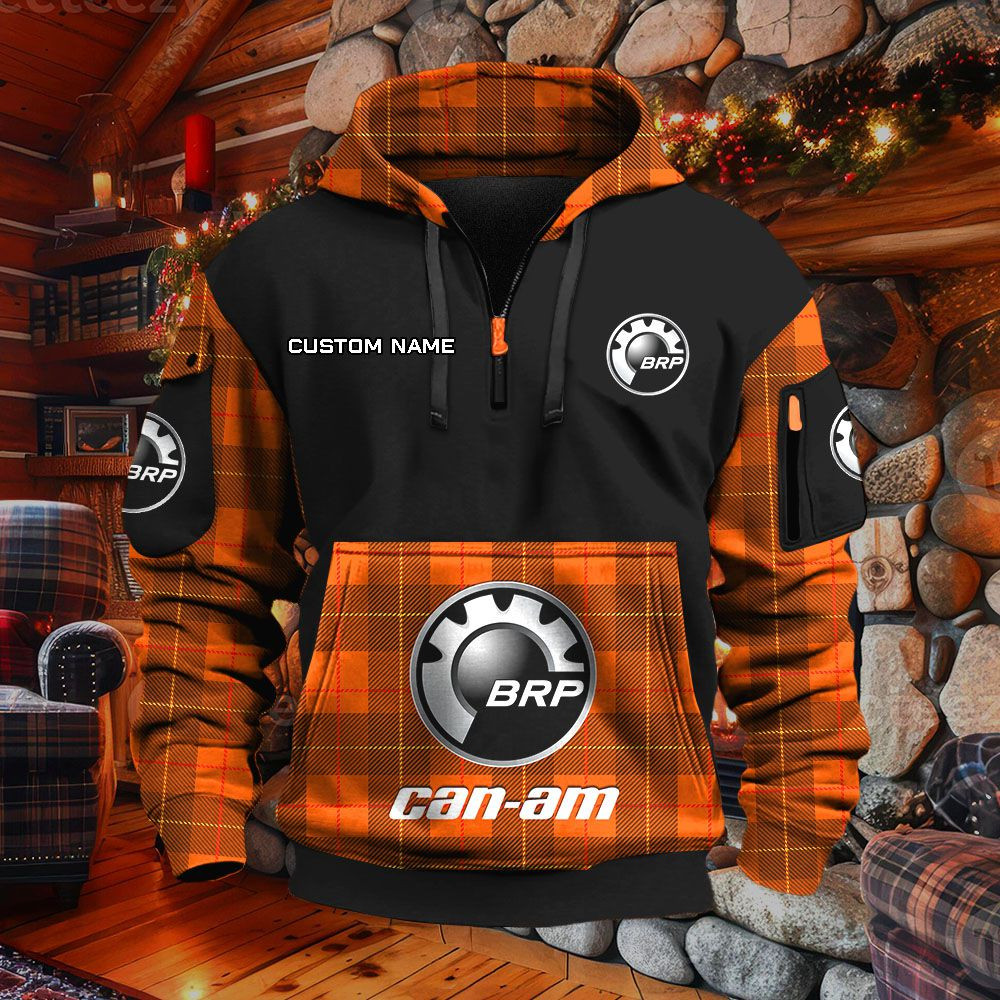 Sweat à capuche à demi-zip BRP Can-am – Image 8