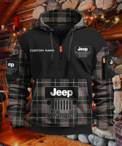 Sweat à capuche à demi-zip Jeep Wrangler