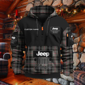 Sweat à capuche à demi-zip Jeep Wrangler