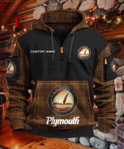 Sweat à capuche à demi-zip Plymouth