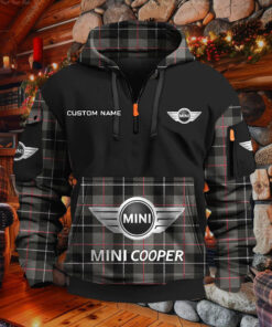 Sweat à capuche à demi-zip Mini Cooper