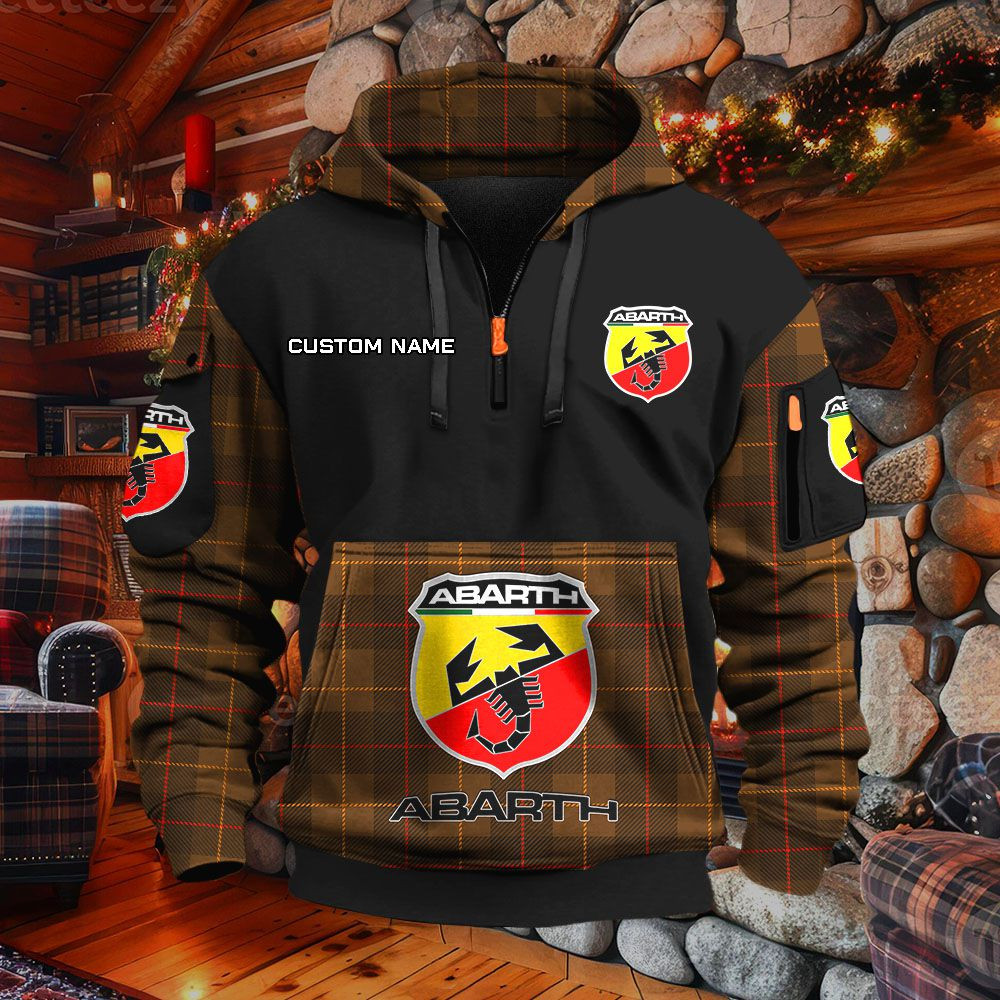 Sweat à capuche à demi-zip Abarth – Image 4