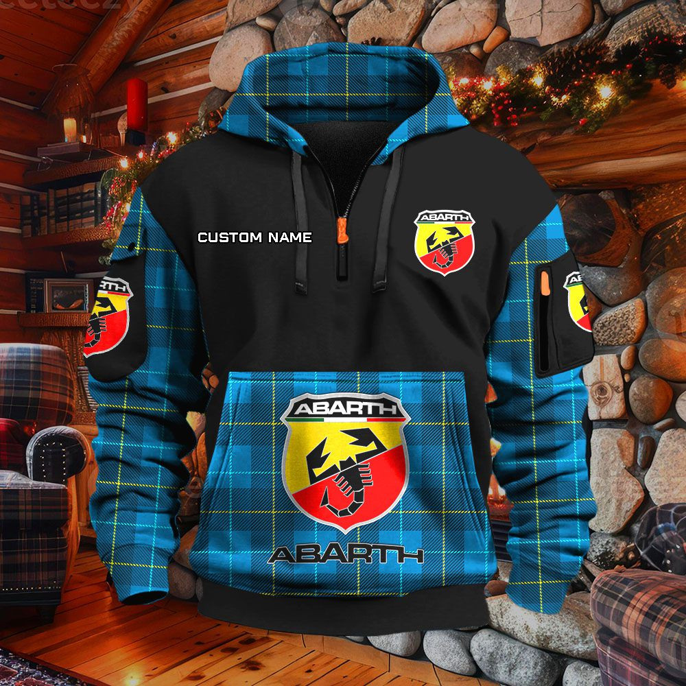 Sweat à capuche à demi-zip Abarth – Image 7