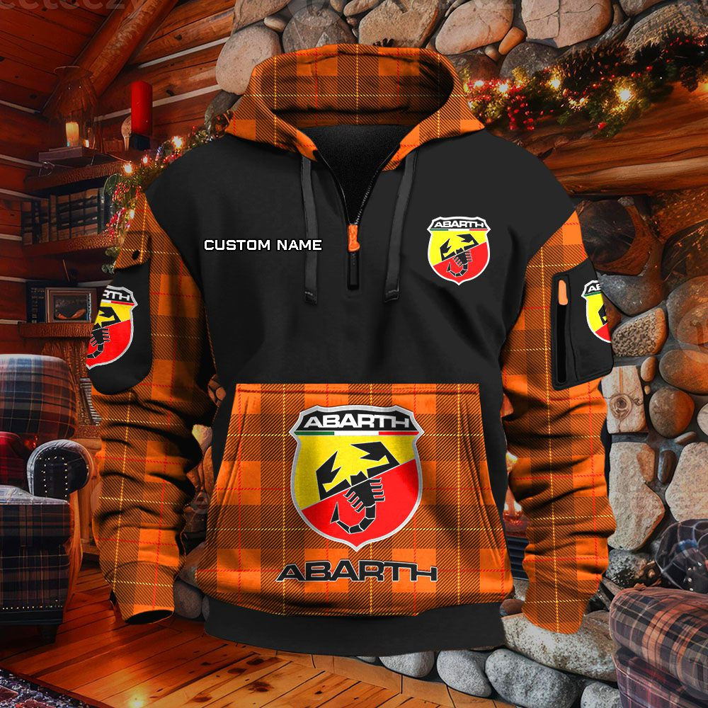 Sweat à capuche à demi-zip Abarth – Image 8