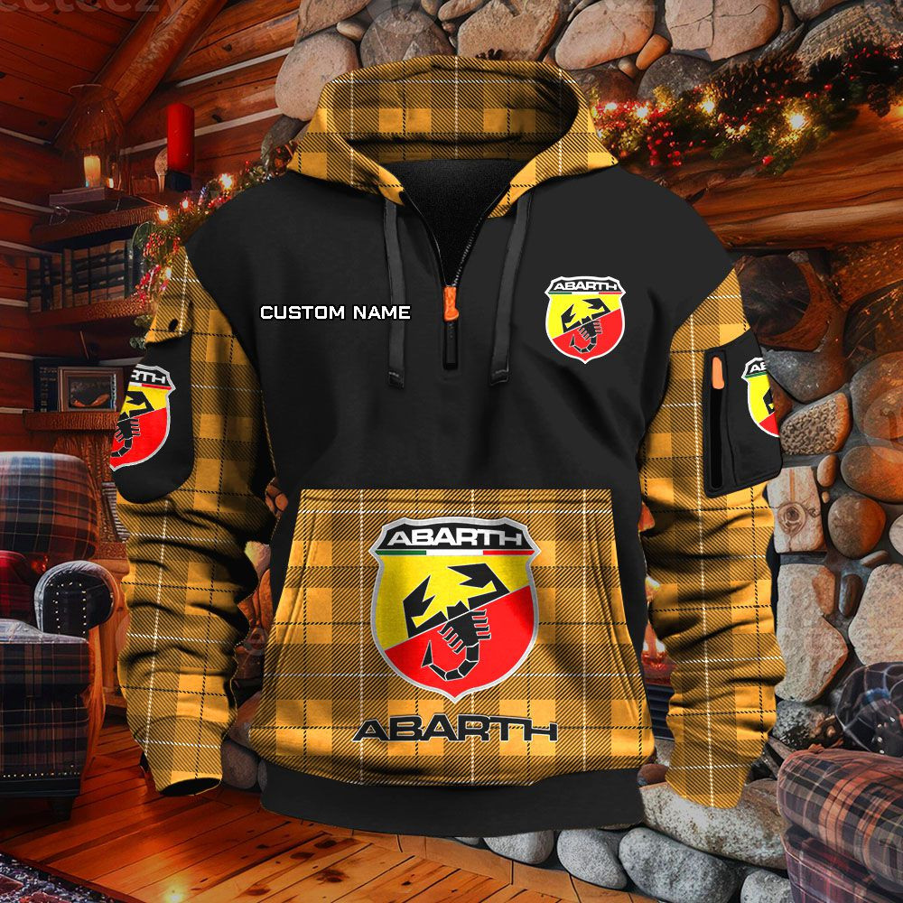 Sweat à capuche à demi-zip Abarth – Image 9