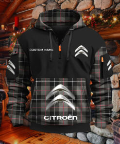 Sweat à capuche à demi-zip Citroen