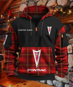 Sweat à capuche à demi-zip Pontiac