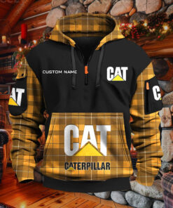 Sweat à capuche à demi-zip Caterpillar Inc