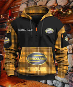 Sweat à capuche à demi-zip Strickland