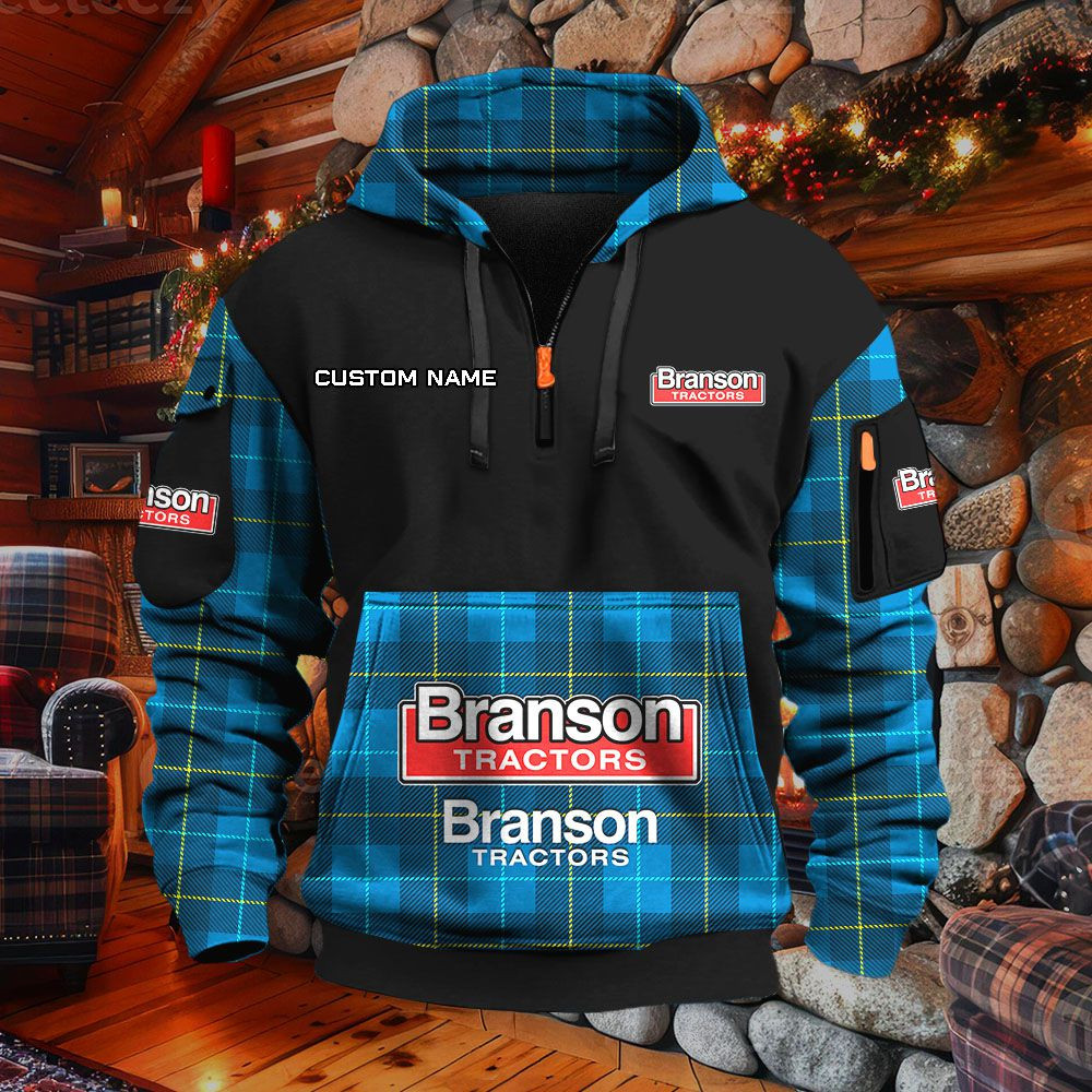 Sweat à capuche à demi-zip Branson – Image 7