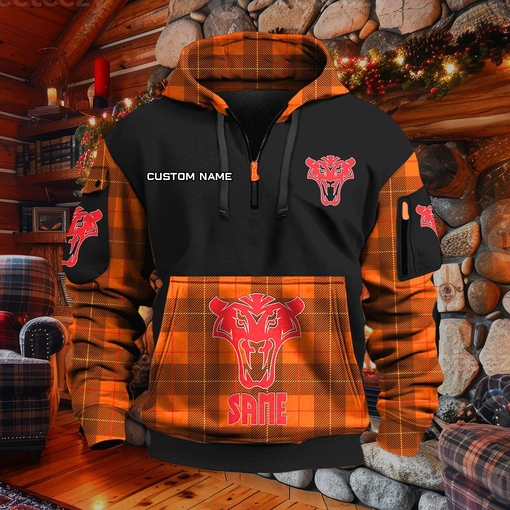 Sweat à capuche à demi-zip Same – Image 8