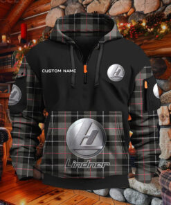 Sweat à capuche à demi-zip Lindner