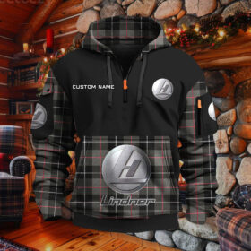 Sweat à capuche à demi-zip Lindner