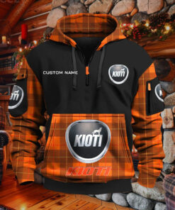 Sweat à capuche à demi-zip Kioti